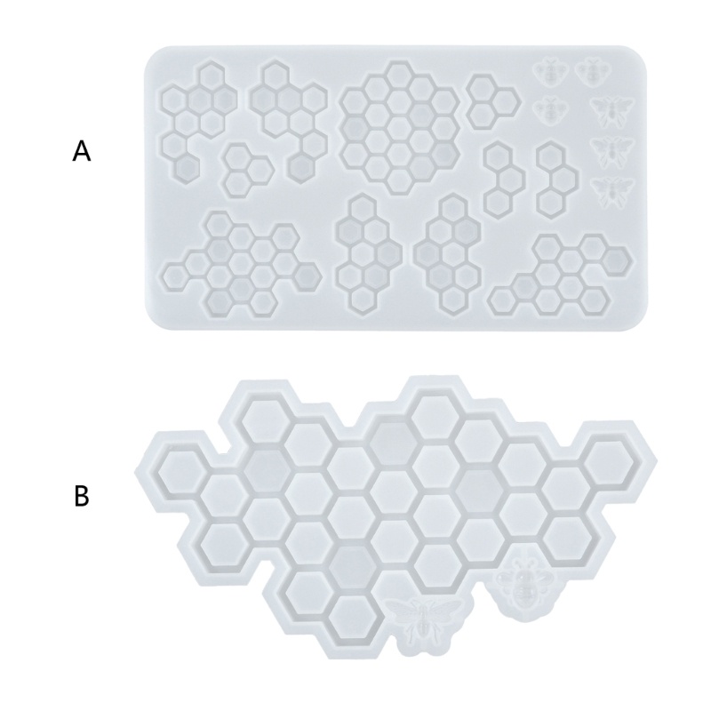 Siy Cetakan Silikon Bentuk Sarang Lebah 2022 Untuk Gantungan Kunci Diy