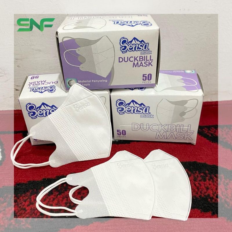 SENSA MASKER DUCKBILL BOX ISI 50 PCS