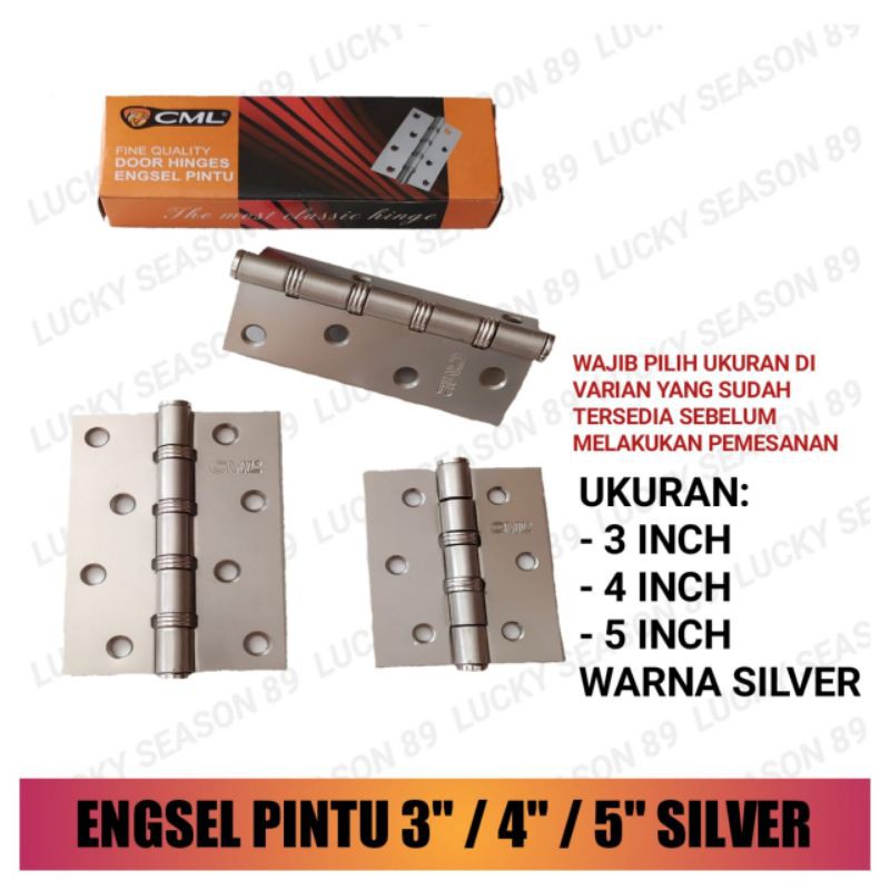 Engsel Pintu Jendela 3&quot;/4&quot;/5&quot;/Engsel Pintu