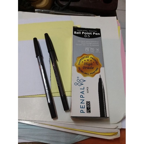 

PULPEN PENPAL PL-800 HITAM 0.5MM (PER BOX 1 LUSIN) / PULPEN MURAH / BALLPOINT MURAH / BOLPEN / PULPEN MIRAH BERKUALITAS