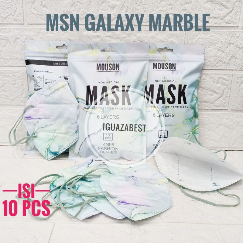 Masker KN95 Protective Mask isi 10pcs Masker KN 95 Disposable Mask - Kawat Dalam