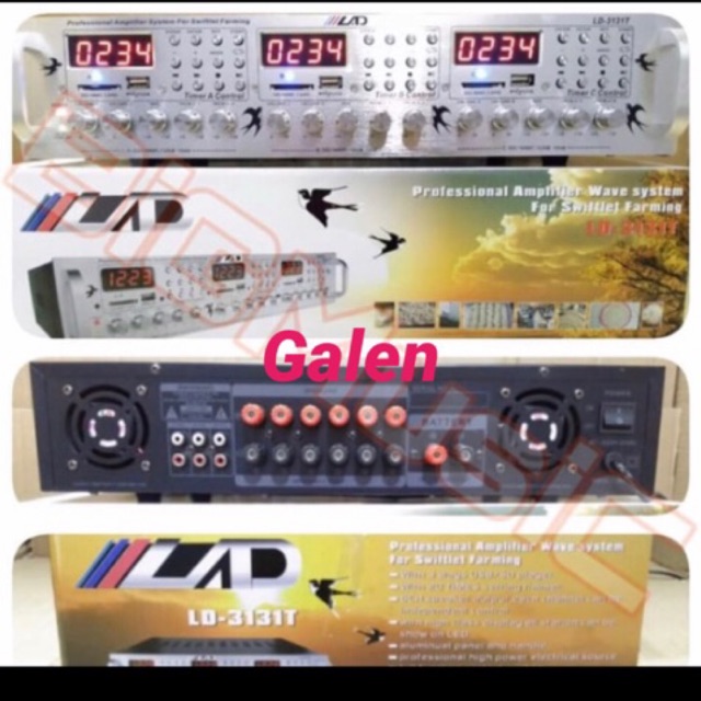 Ampli LAD 3131 TM flashdisk dijamin bebas protek (dikunci)