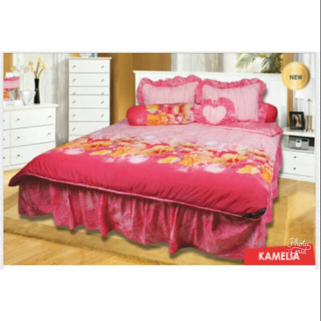 SEPRAI MY LOVE KAMELIA ( Tinggi seprai 30 cm)