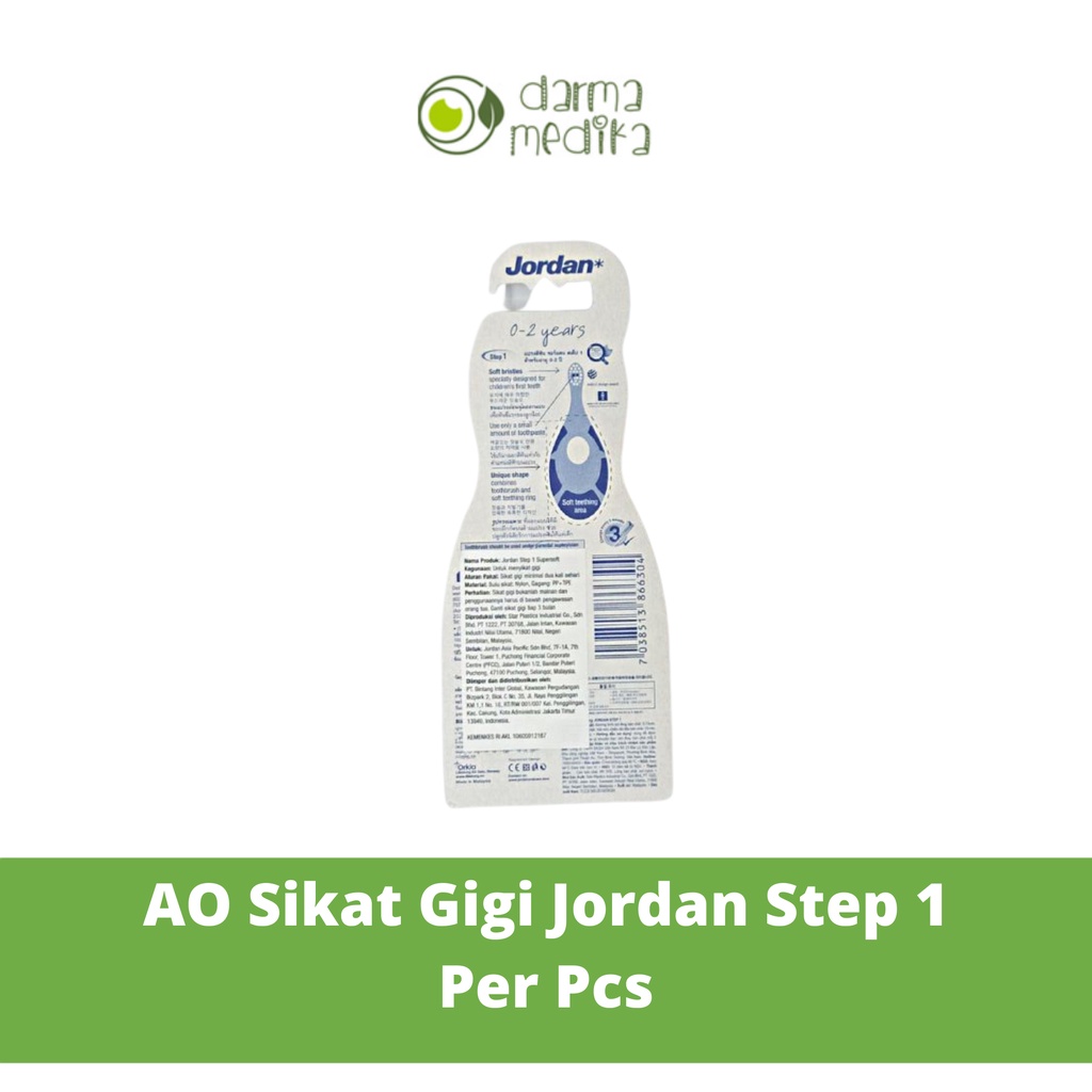 AO Sikat Gigi Jordan Step 1, Step 2, Step 3