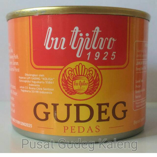 Gudeg Kaleng Bu Tjitro Paket Komplit All Varian - 4Pcs