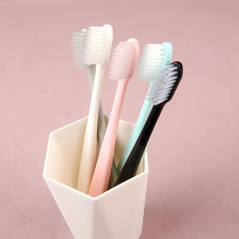Toothbrush Double Care Sensitive Warna / Sikat Gigi Dewasa 1 Set 10 Pcs / Sikat Gigi Bulu Halus