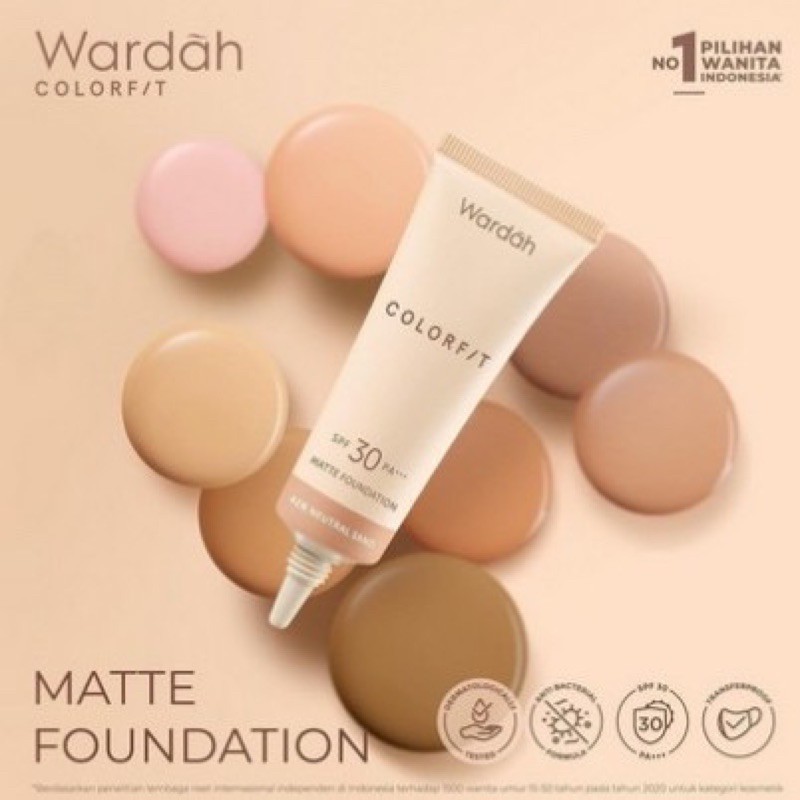 ★ BB ★ WARDAH Colorfit Matte Foundation SPF 30 PA+++ | Colorfit Foundation