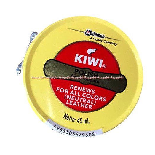 Kiwi Shoe Polish 45ml Semir Sepatu Untuk Warna Hitam Netral Coklat Kulit Klasik Hitam Pengkilap Sepatu Krim Kiwii Shoes Renew For All Color Brown Brown