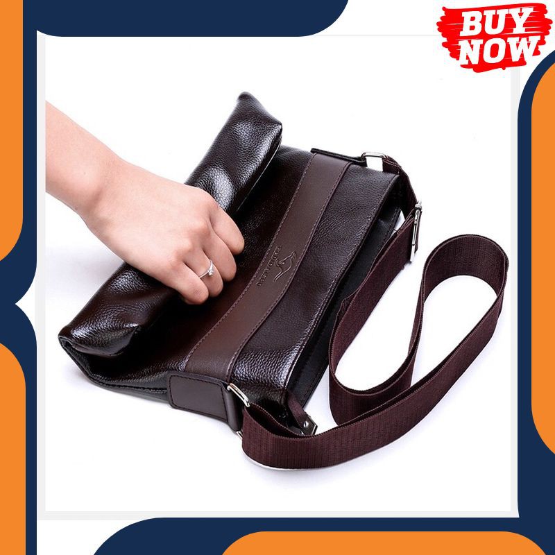 DSQ272 Tas Selempang Pria Tas Slempang Kulit Sling bag