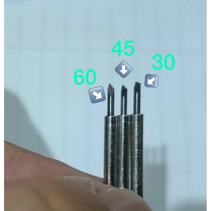 

Mata Pisau Mesin Cutting ROLAND 45 Degree (isi 5)