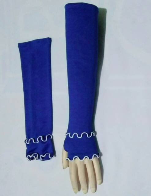 Handsock jempol curly 2 layer /manset tangan wanita muslimah /handsock syari /handsock murah