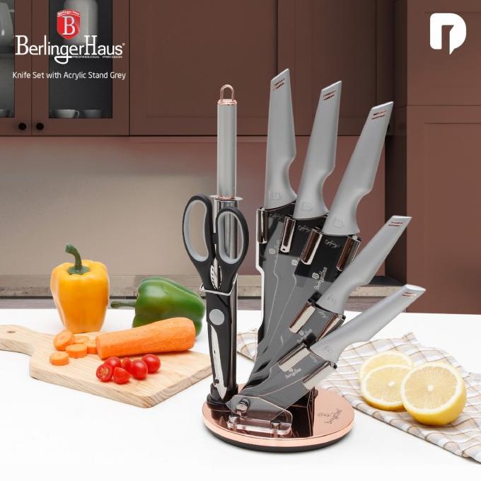 

Pisau Set Berlinger Haus 8Pcs Knife Set With Acrylic Stand Deme84Tocv