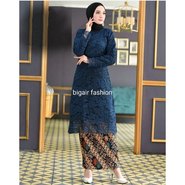 SETELAN KEBAYA TUNIK BRUKAT MODERN/KEBAYA BRUKAT PESTA/KEBAYA LAMARAN//KEBAYA WISUDA BY BA