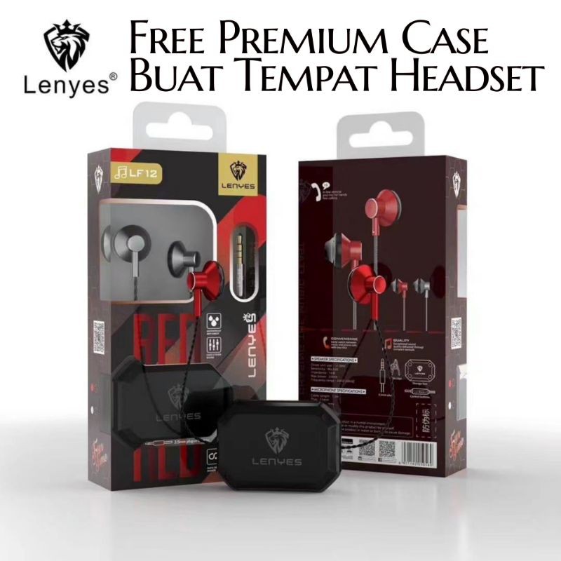 Handsfree Lenyes LF12 Hifi Stereo Earphone Extra Bass