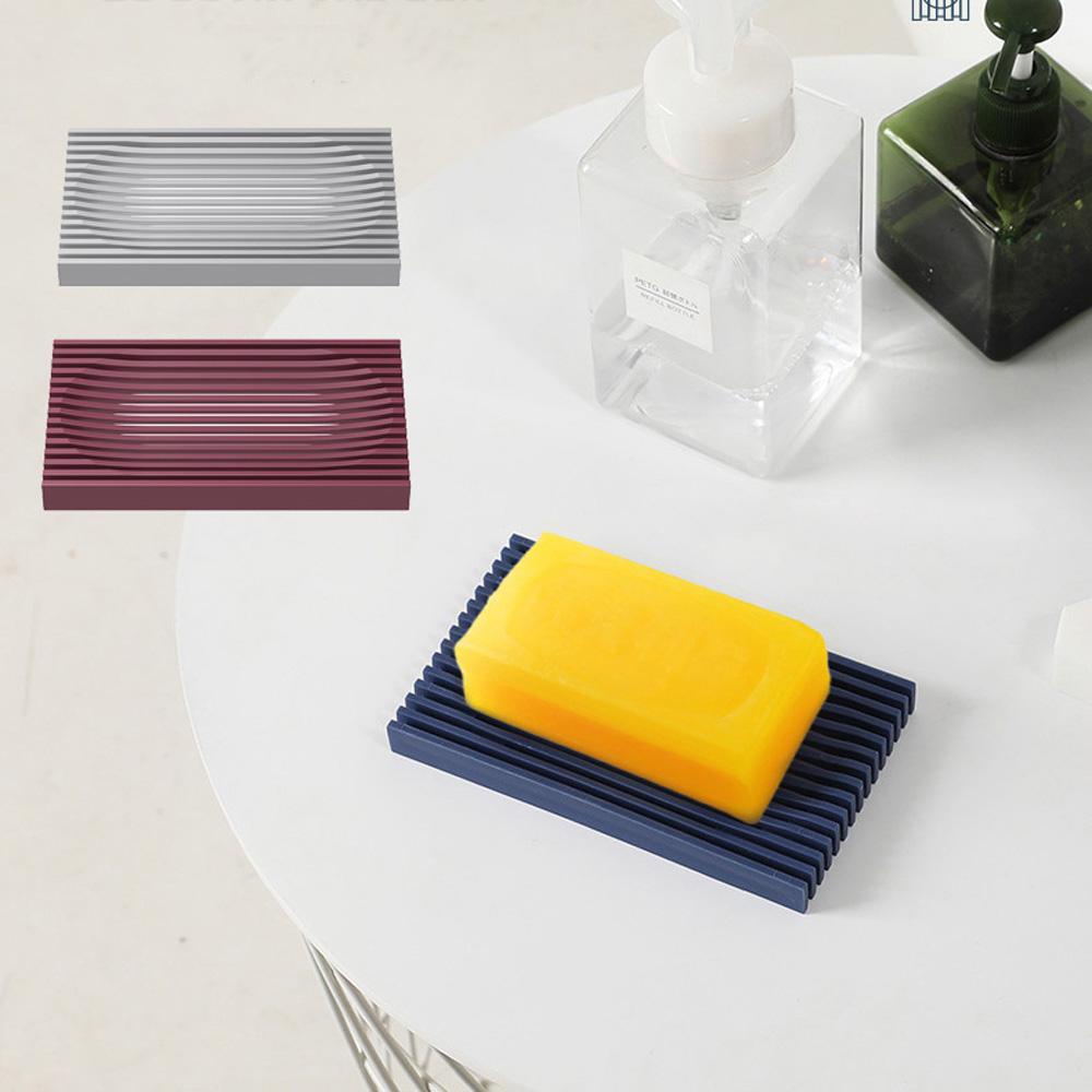 【 ELEGANT 】 Tempat Sabun Flexible Shower Tray Drain Rack Self Draining Rak Penyimpanan