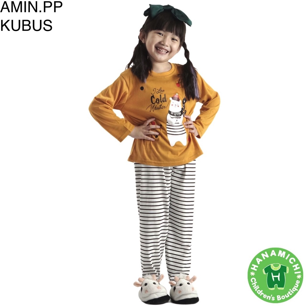 Hanamichi AMIN.PP Setelan Piyama Anak Lengan Panjang