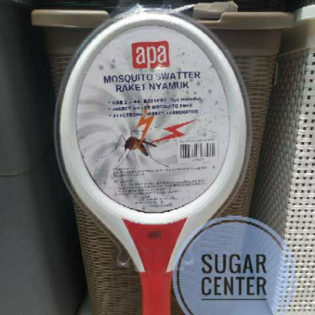 APA Raket Nyamuk Baterai/Raket Pembasmi Nyamuk/Mosquito Swatter