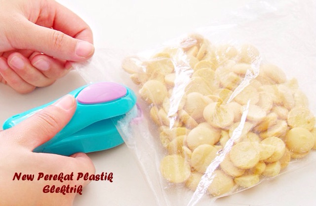 Hand sealer perekat plastik electric ( sisa makanan jadi awet dan tetap enak)
