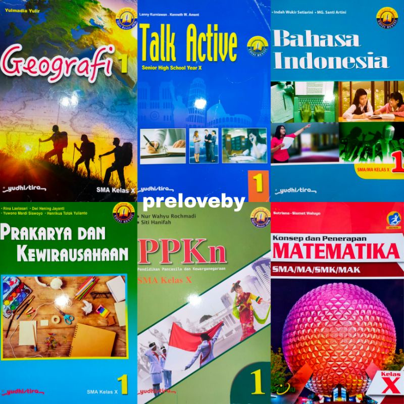 Buku Geografi Talk Active Indonesia Prakarya dan Kewirausahaan PPKN PKN Pendidikan Pancasila dan Kew