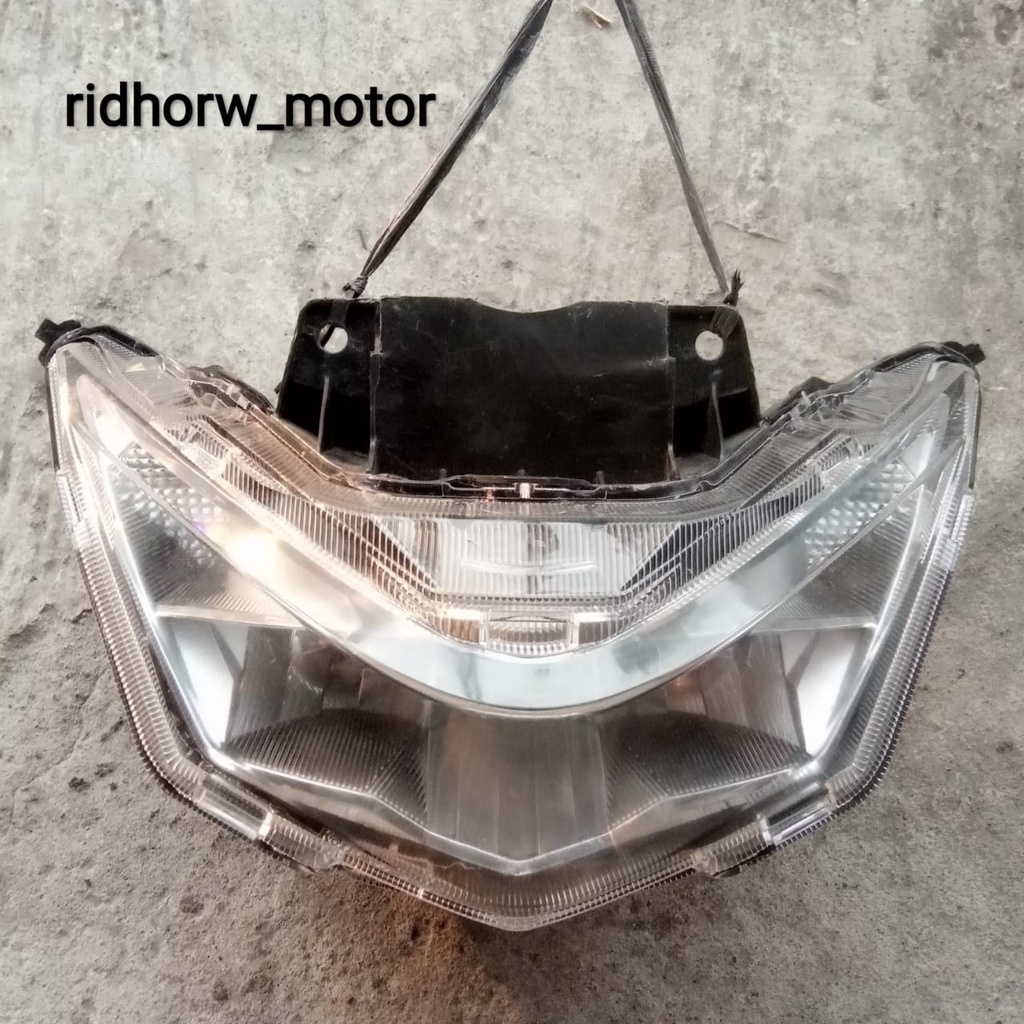 Reflektor lampu depan Honda Beat new LED 2020 original copotan motor murah ori