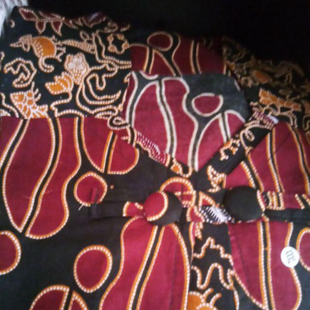 Atasan Batik Blouse Seragam Batik Solo Batik Kantor Baju Batik Wanita Bd 106