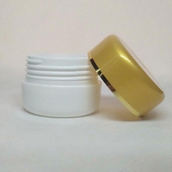 Pot cream pp emas muda-putih 10gr, - 12,5gr
