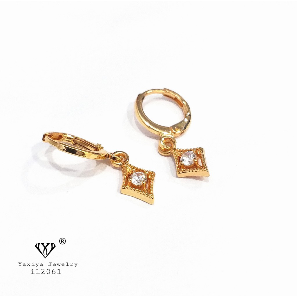 

Anting Emas Fashion Permata Perhiasan Lapis Emas 18K Yaxiya Jewelry 089