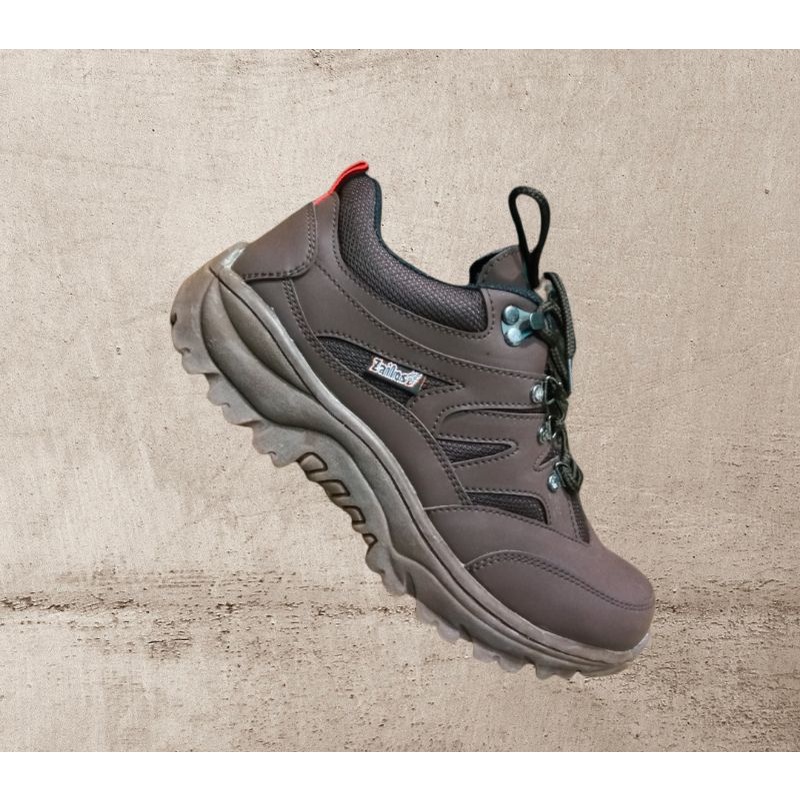 sepatu pria safety zailos premium ujung besi tipe tali