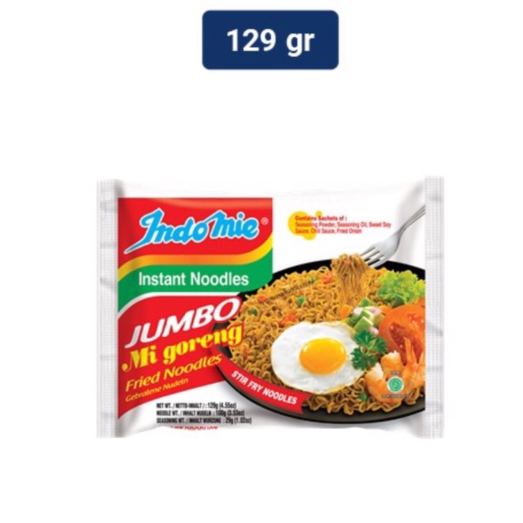 

Indomie Mi Goreng Special Jumbo 129 gr