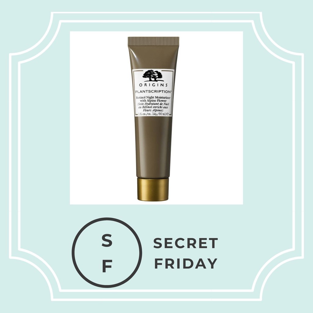 retinol night moisturizer with alpine flower