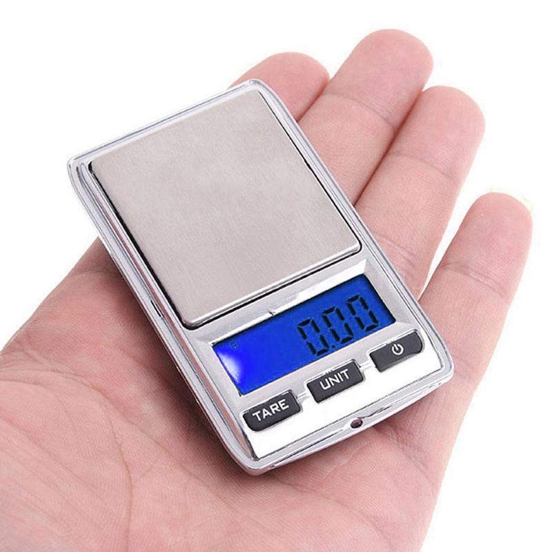 Gro High Accuracy Mini Electronic Digital Pocket Scale Jewelry Diamond Gold Coin Scale Weighing Balance Portable 100g / 0.