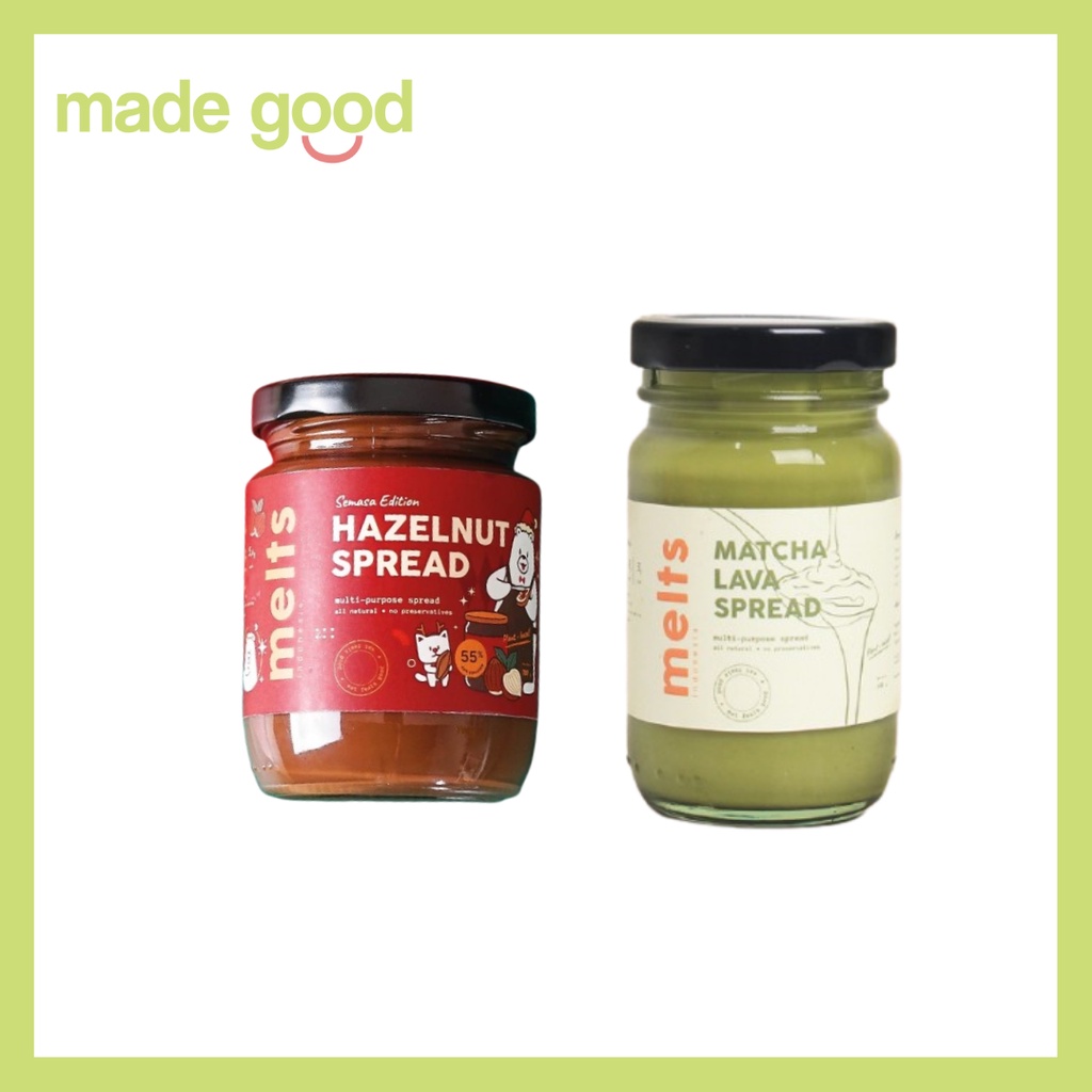 

Melts Spread - Selai Sehat | Hazelnut | Macha - 300g