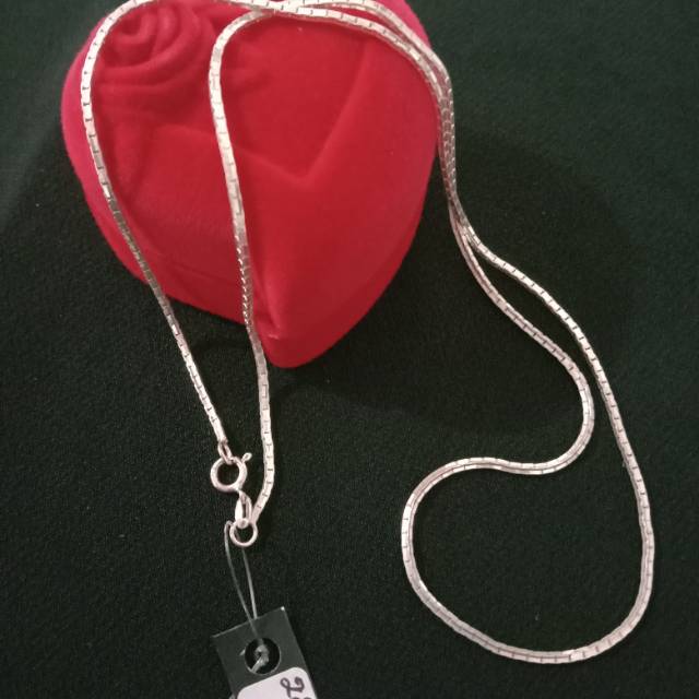 Rantai kalung silver : perak 925