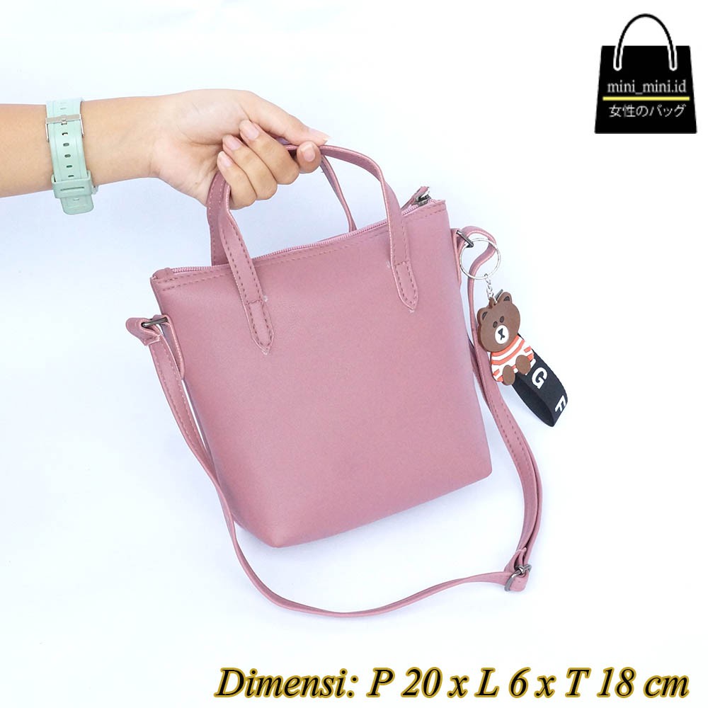 Tas jinjing wanita Minixo 2in1/Tas fashion wanita ootd/slingbag Termurah