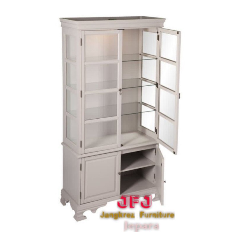 lemari hias cat duco