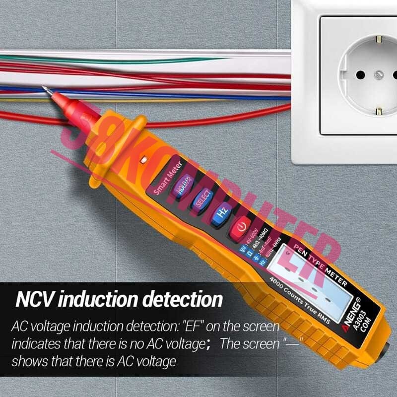 Digital Multimeter Voltage Tester Pen Tespen Listrik Digital Aneng A3004 Tespen Non Contact ANENG A3004