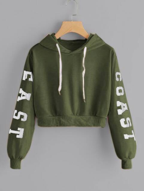 JAYA.Co Sweater Hoodie Crop EAST COAST