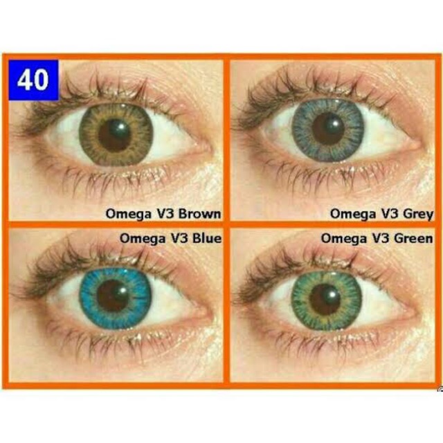 Omega V3 Softlens Warna Minus dan Normal