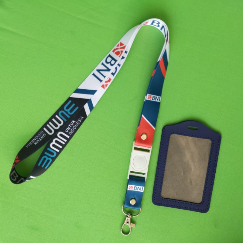 

Tali Lanyard BUMN Bank BNI | Bonus 1pcs Card Holder