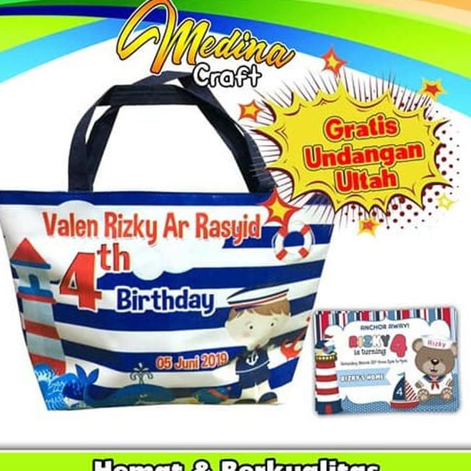 

Februari Maniss Souvenir Ultah / Tas Ultah Murah / Tas Ulang Tahun / Goodie Bag Ultah Kode 228