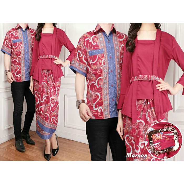 Baju Gamis Muslim Kapel 16706 Balotelly Couple Batik CINTA