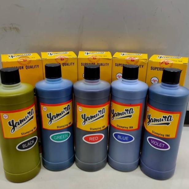 

((((()paling dicari] Tinta Stempel Yamura 500cc (Biru, Hijau, Hitam, Merah, Violet)