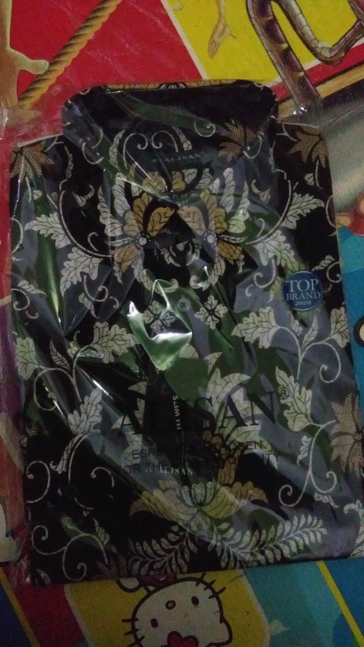 Alisan Kemeja Batik Printing Slimfit Panjang