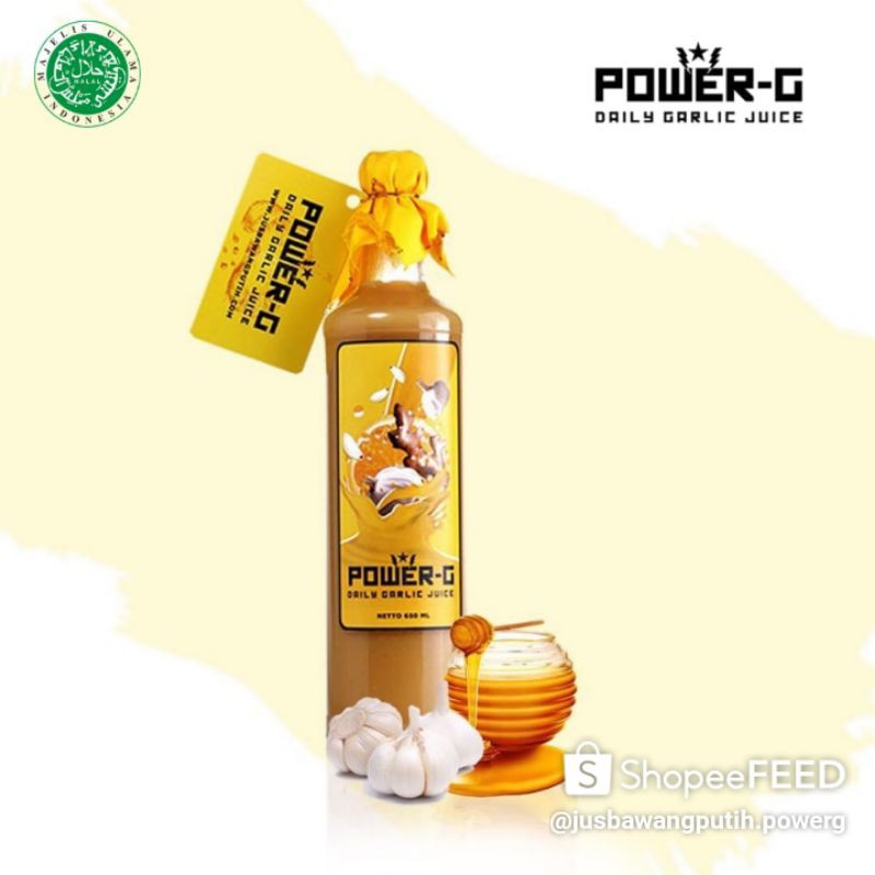 

Power-G (650 ml) Review Bp. Jahja B. Soenarjo (CEO Bussines Forum Indonesia)