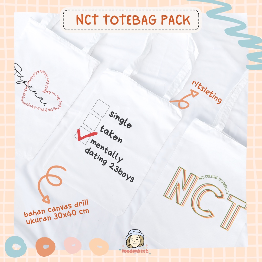 Totebag NCT Canvas Part 3