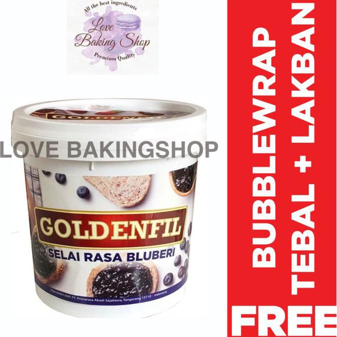 

Cuci Gudang Awal Tahun GOLDENFIL BLUEBERRY JAM 1 KG (50% buah asli) selai buah blueberry Big Sale