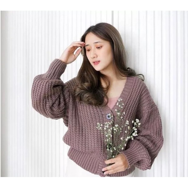 Cardigan Rajut Natali - Outer cardy - Cardigan Oversize - Rajut Premium - Atasan Rajut Terbaru 2021 - cardigan crop - cardigan crop korean style - cardigan