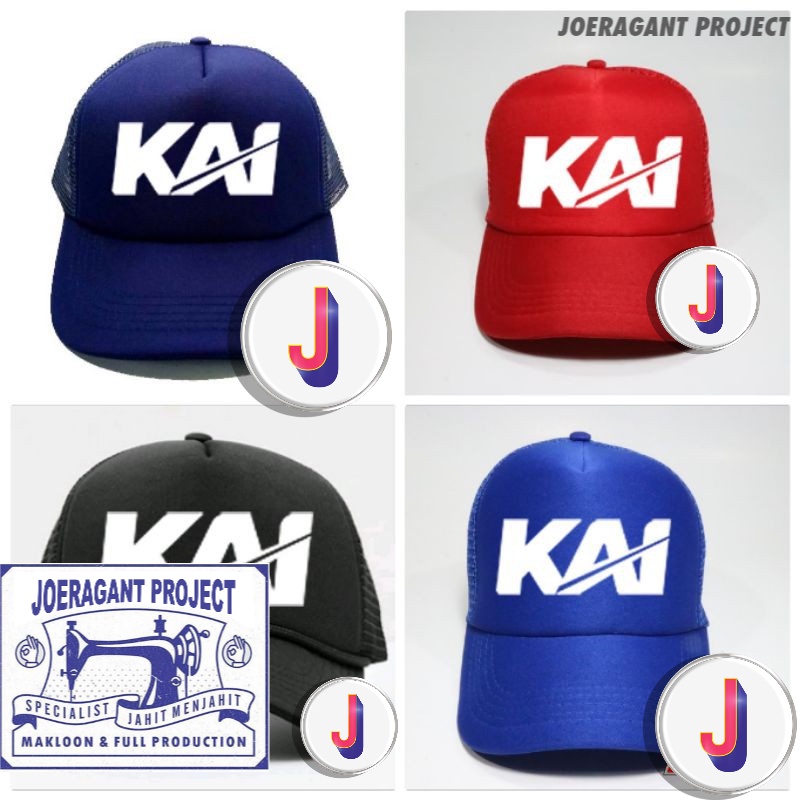 Topi KAI Logo Putih -JP
