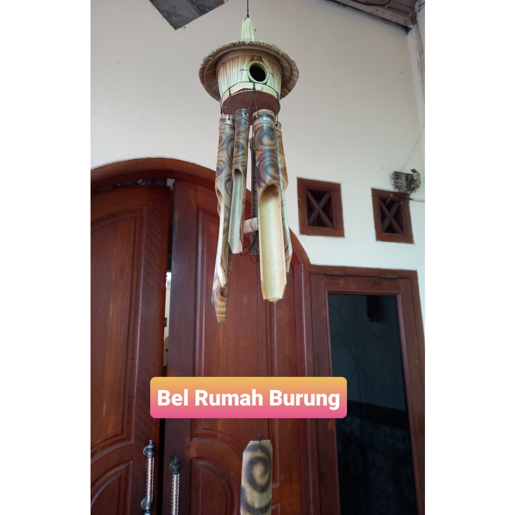 Murah Bel Bambu Rumah Burung uk 30 cm