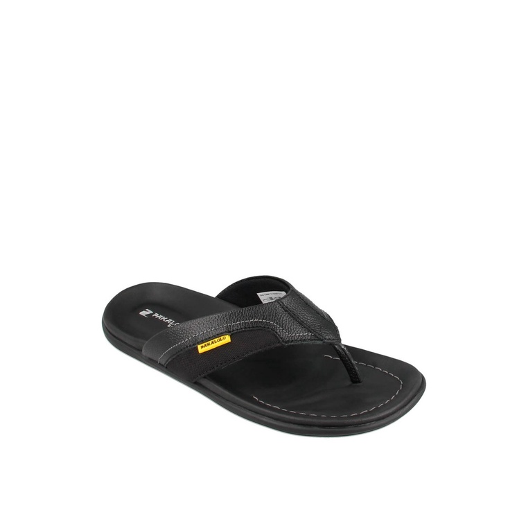 SANDAL JEPIT KULIT PAKALOLO PRIA ORIGINAL CASUAL ASLI BLACK PB41